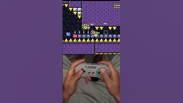 INSANE Vertical Level - Kaizo Mario #shorts #smw #kaizo #super #mario #world #nintendo #speedrun