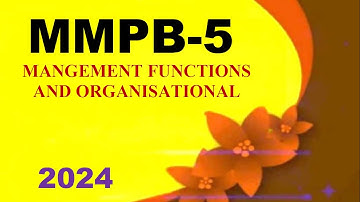 IGNOU MMPB-5 Solved Assignment 2024 For January 2024 and July 2024 Sessions