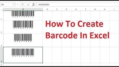 CADD Nest how to create Bar-code in excel