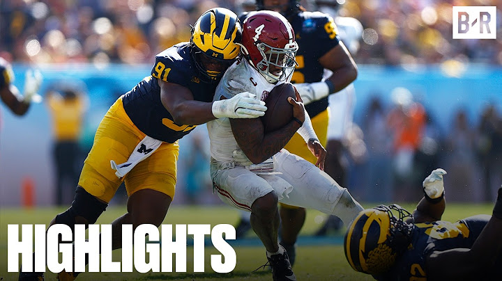 Alabama Crimson Tide vs. Michigan Wolverines Highlights | 2024 ReliaQuest Bowl