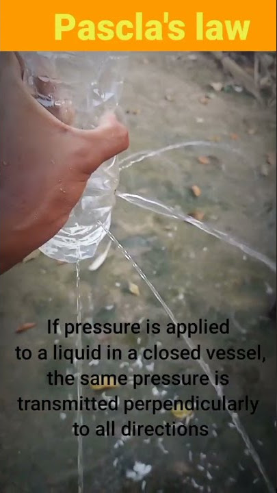 Pascal's law of pressure | Read2Reach