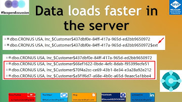 Optimizing Data stack in #msdyn365bc.