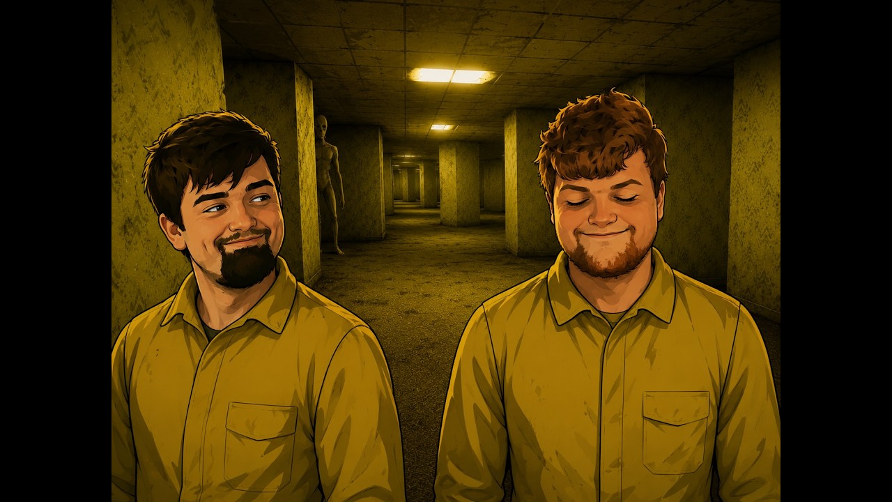 He's Just Standing There! - Escape the Backrooms pt 3
