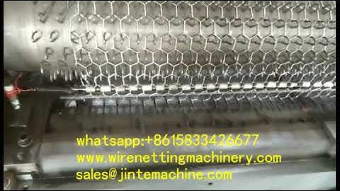 爱剪辑 我的视频hexagonal wire netting machine