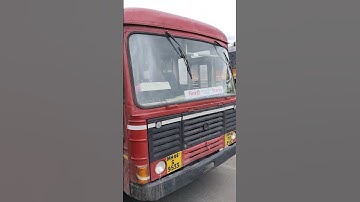 MSRTC Lal Pari On Bhiwandi Vijapur Route Overtaking