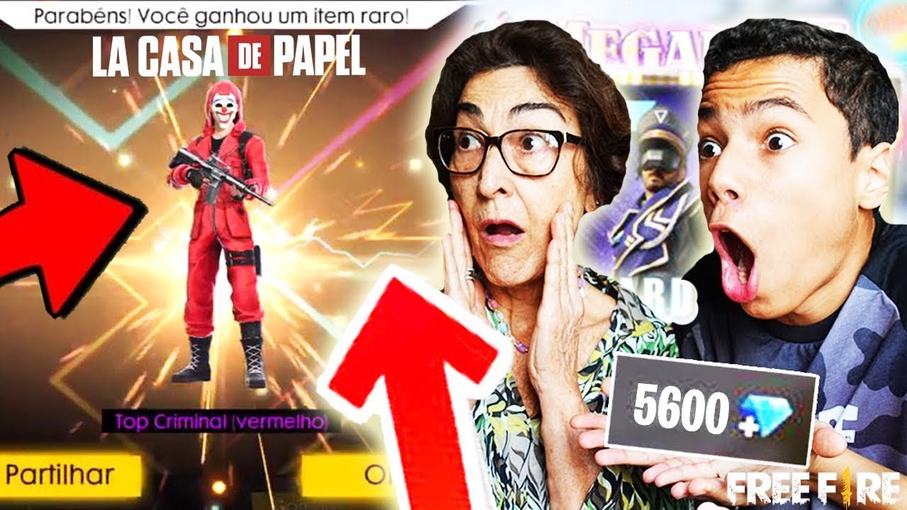 MINHA VÓ GANHOU A NOVA TOP CRIMINAL LA CASA DE PAPEL ...