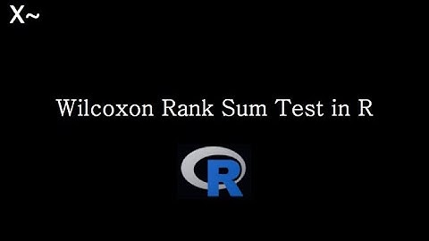 Wilcoxon Rank Sum Test in R