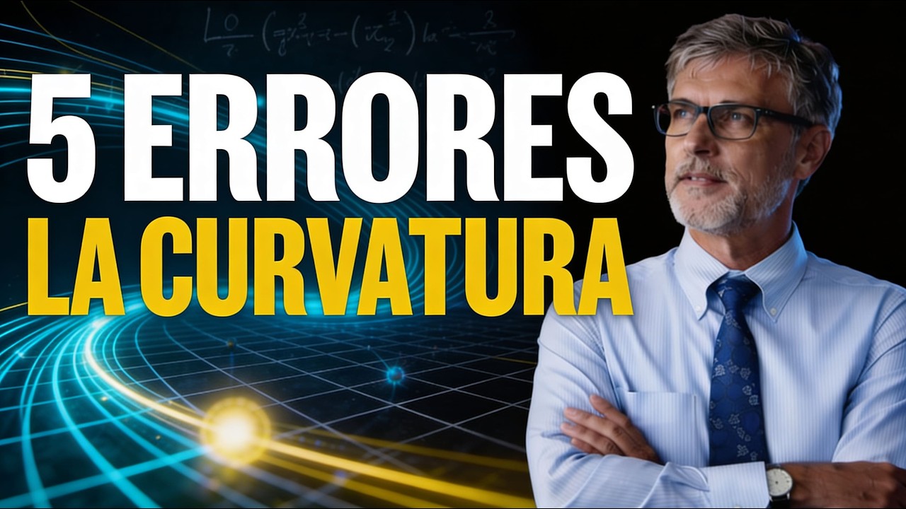 5 Errores Sobre la Curvatura del Espacio-Tiempo (Relatividad General Explicada) | Miguel Alcubierre