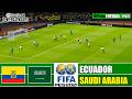 ECUADOR vs SAUDI ARABIA | INTERNATIONAL FRIENDLY MATCH 2026 | eFootball PES21 Simulation