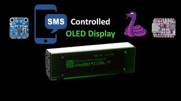 SMS Controlled OLED Display
