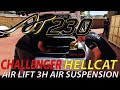 Airlift 3H equipped 2018 Dodge Challenger Hellcat