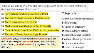 (L101S3) IELTS Advanced_Vol 6_Đề IELTS Forecast Q2/2026 Test 1 | Section 3: According to Liz, Stone