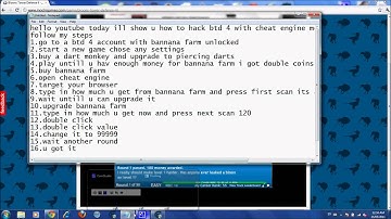 bloons tower defense 4 money hack with cheat engine 2011