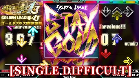 【DDR A3】 STAY GOLD [SINGLE DIFFICULT] 譜面確認＋クラップ