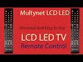 Multynet LED LCD TV Remote Control SRJD A120S, Original Replacement Remote Cash On Delivery Pakistan