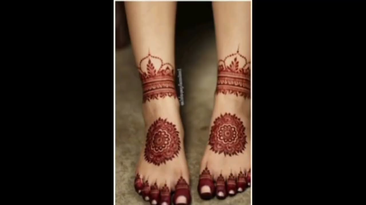 Unique mehndi design  /beautiful  trending. foot mehndi design. Viral design mehndi ke