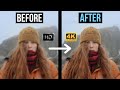 Video Quality ENHANCER - Too good to be true!? Convert HD to CRISPY 4K VIDEO