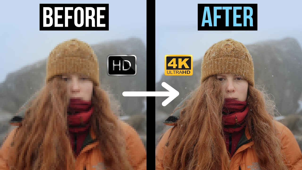 Video Quality ENHANCER   Too good to be true Convert HD to CRISPY 4K VIDEO