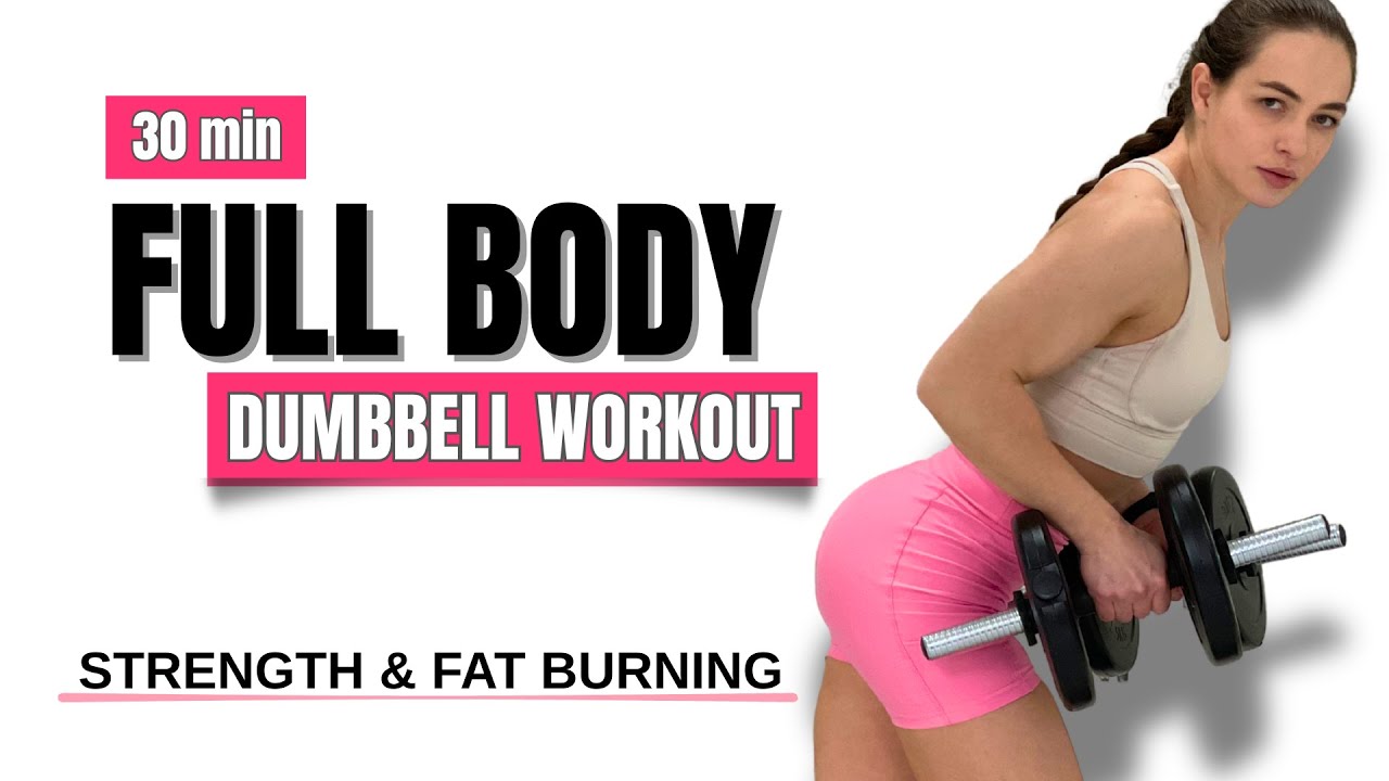 30 MIN Full Body Dumbbell HIIT 🔥 Burn Fat & Build Muscle (No Jumping ...