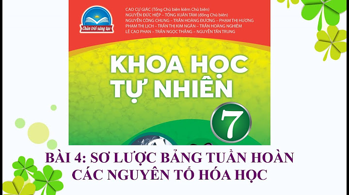 Bài 4 sách giáo khoa hóa 7 trang 38 năm 2024