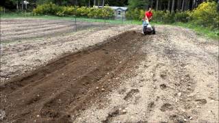 Making Raised Beds With the Berta Rotary Plow