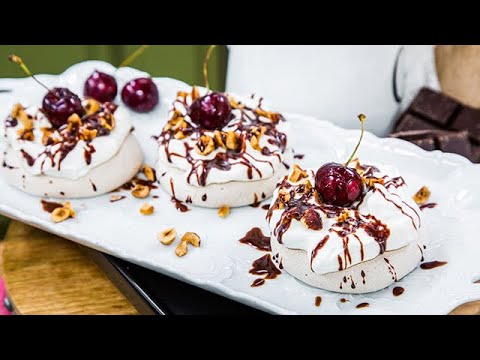 Donal Skehan's Mocha Meringues with Whiskey Cream - Home & Family