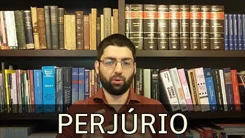 O que é crime de perjúrio?