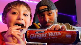Americans Try British Biscuits.. Again.. With Tea!