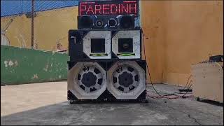 PAREDINHA DE SOM 2 WOOFERS E 2 MEDIO GRAVES tocando FORTE! (SOM DO INSCRITO