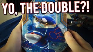 Pokemon Cards - Kyogre Ex Tin Opening