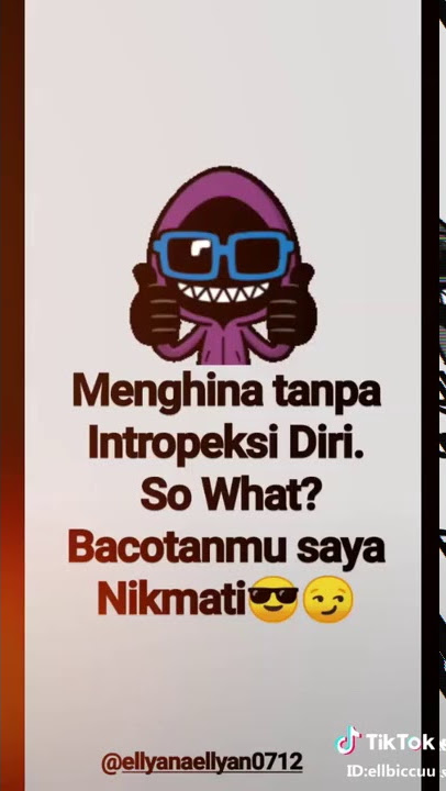 Bacotmu kunikmati😏