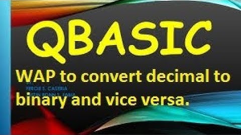 WAP to convert decimal to binary and vice versa