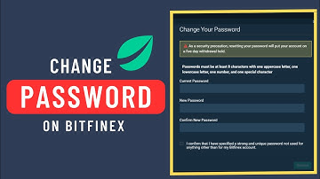 How to Change your Password on Bitfinex ✅