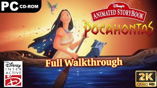 Disneys Animated Storybook Pocahontas pc  Walkthrough  2k60fps