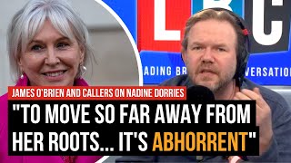 James O'Brien reacts to Nadine Dorries' claim that her peerage snub was due to her 'class' | LBC