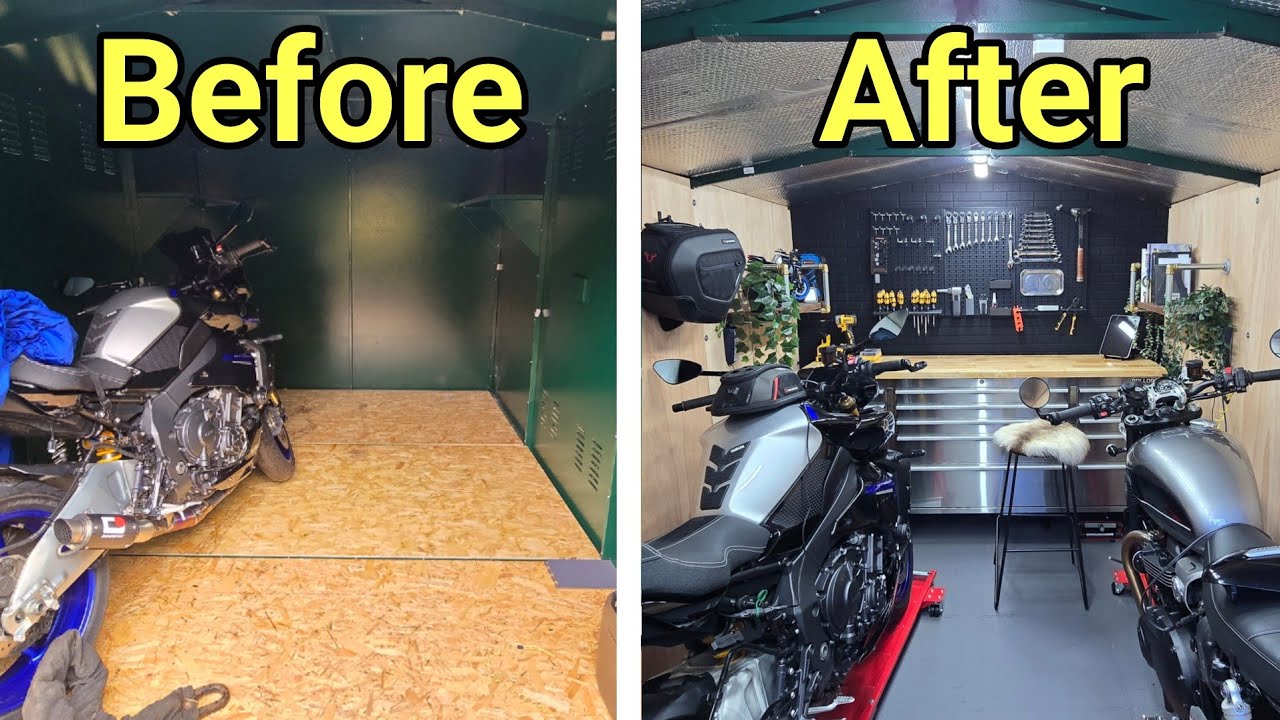 Прокачай мой сарай (идеальная сборка небольшого гаража для мотоцикла)