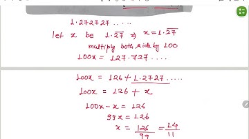 The recurring decimal representation 1.272727… is equivalent to..UPSC 2020