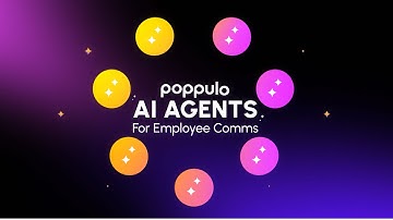 Poppulo AI Agents for Employee Communication | Industry First