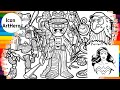 Top Italian Brainrot How to Coloring Pages Mix Avengers Wonder Woman Amazing Coloring pages 🎨