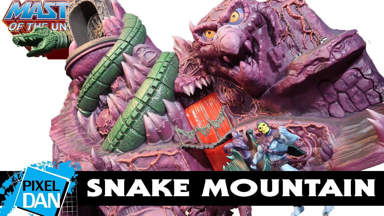 Two piece set of detailed chain & shackles for vintage MOTU snake mountain 