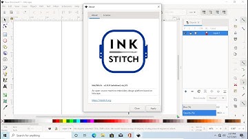 Install Inkstitch 2.0, Inkscape 1.1, Windows 10 and troubleshooting greyed out menus.