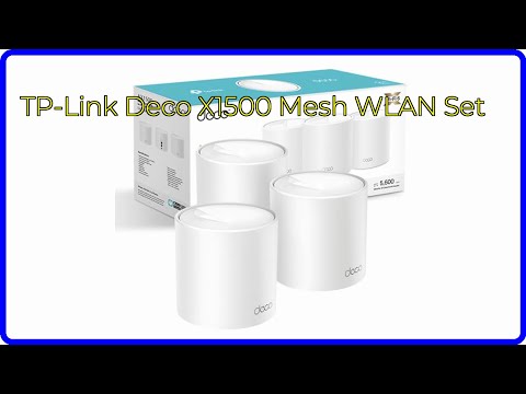 BEWERTUNG (2024): TP-Link Deco X1500 Mesh WLAN Set. WESENTLICHE Einzelheiten