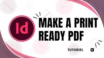 how to make a print ready pdf indesign