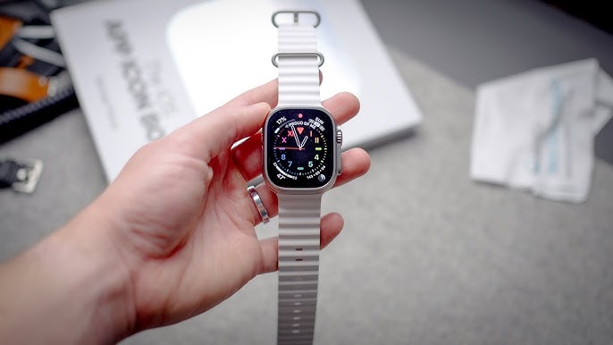 Apple White Ocean Band for Apple Watch Ultra 49mm | Unboxing | Review -  YouTube