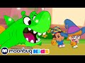 Orphle Steals Halloween Candy +MORE Super Morphle and Mila Cartoons @Moonbug Kids - Superheroes