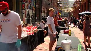 Family-friendly pride block party held downtown