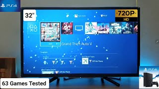 PS4 Slim 63 Games Tested on 720p TV (2023)
