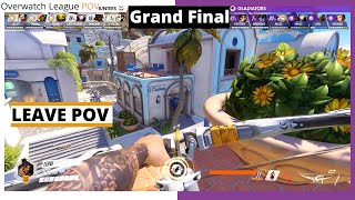 LEAVE HANZO & TRACER POV | Grand Final - Countdown Cup | Hunters vs Gladiators | OWL Season 2021