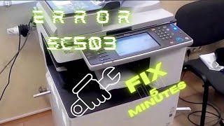 Ricoh Aficio MP 2352SP/2852/2852SP/3352 SC 503 Error Fix Easy