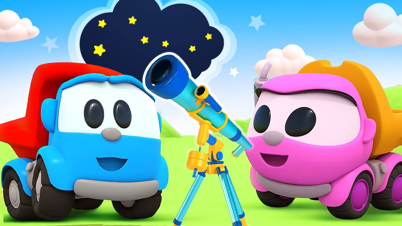 Çizgi film! Küçük kamyon Lea ile uzayı keşfedelim!